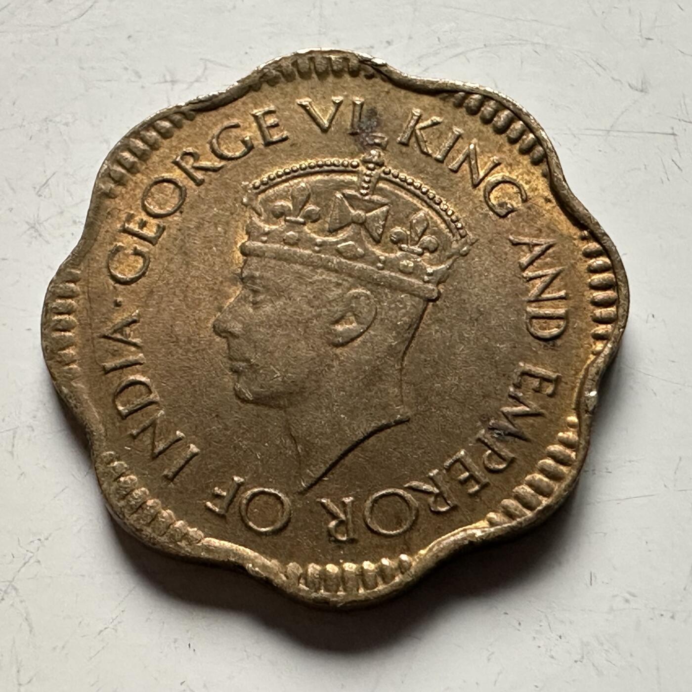 🌹外币初藏🌹🐯2026年第13场  每周二四六晚8️⃣点 接代拍 锡兰1944年2分