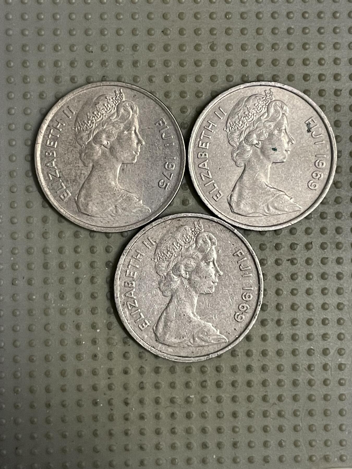 2026年第18场各国散币拍卖（总第168场） 斐济5分3枚