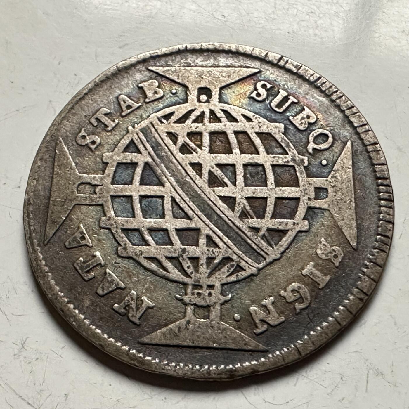 🌹外币初藏🌹🐯2026年第13场  每周二四六晚8️⃣点 接代拍 葡属巴西1700年代160瑞斯银币 24.6毫米 4克 91.7%银