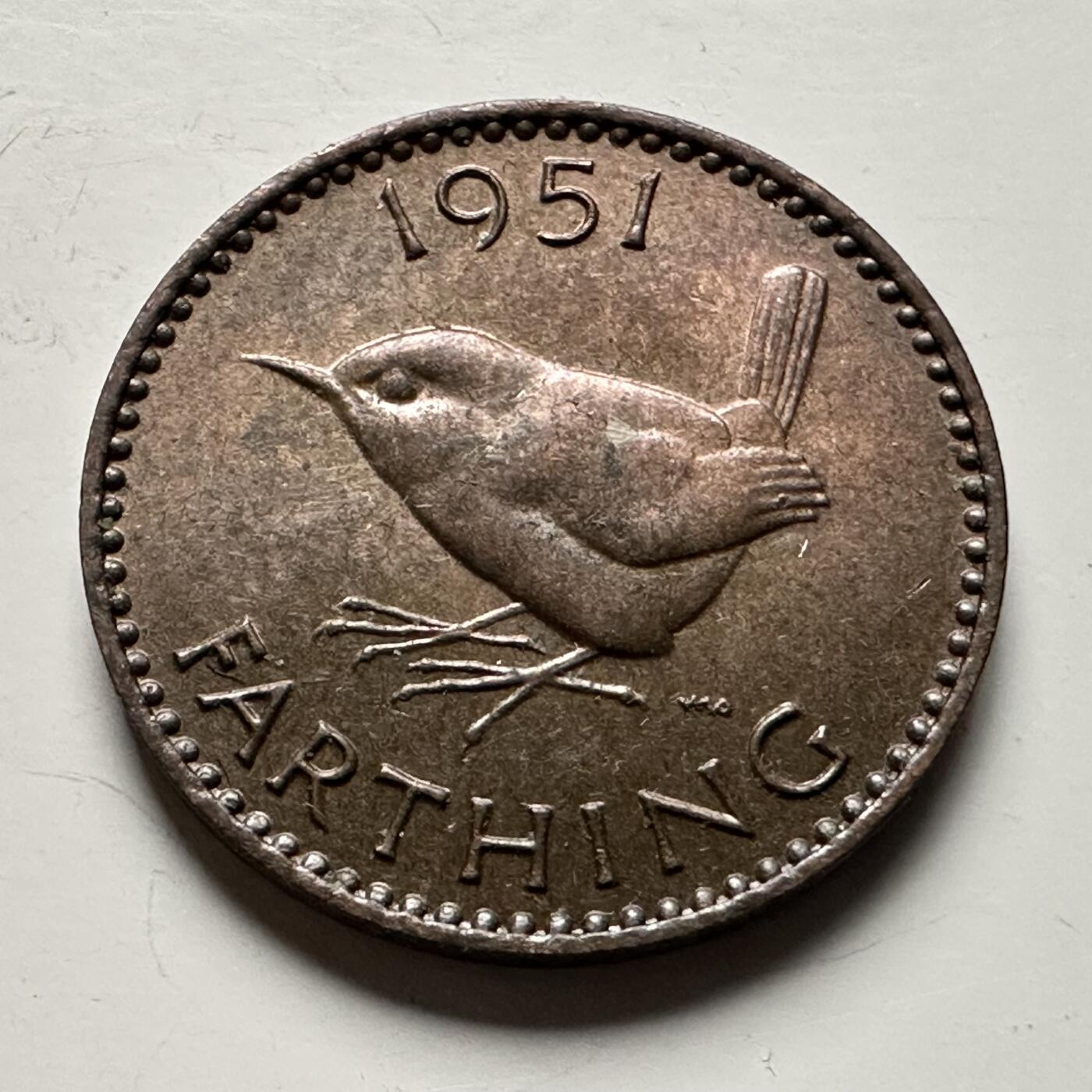 🌹外币初藏🌹🐯2026年第13场  每周二四六晚8️⃣点 接代拍 英国1951年一法新 a