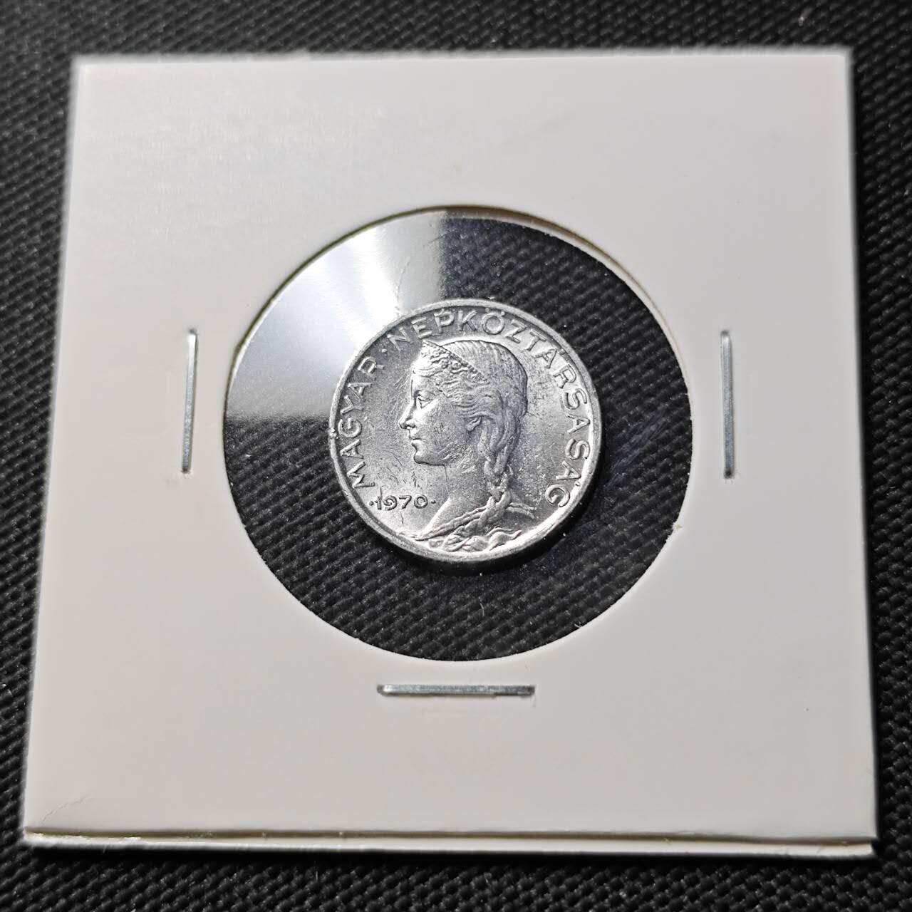 KK钱币收藏小铺  第390期  2月预留时间 周末发货  匈牙利5菲勒 少女