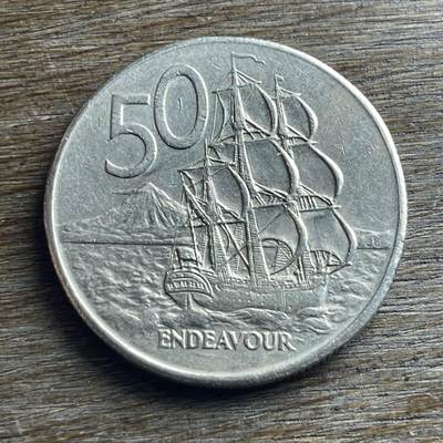 【本场4.12号发货】★第145加场★精品硬币 套币专场 不寄存，200包邮。不满200元，支付5元运费。《接受代拍 代送NGC评级》 - 100【无寄存】1981 新西兰 50分镍币