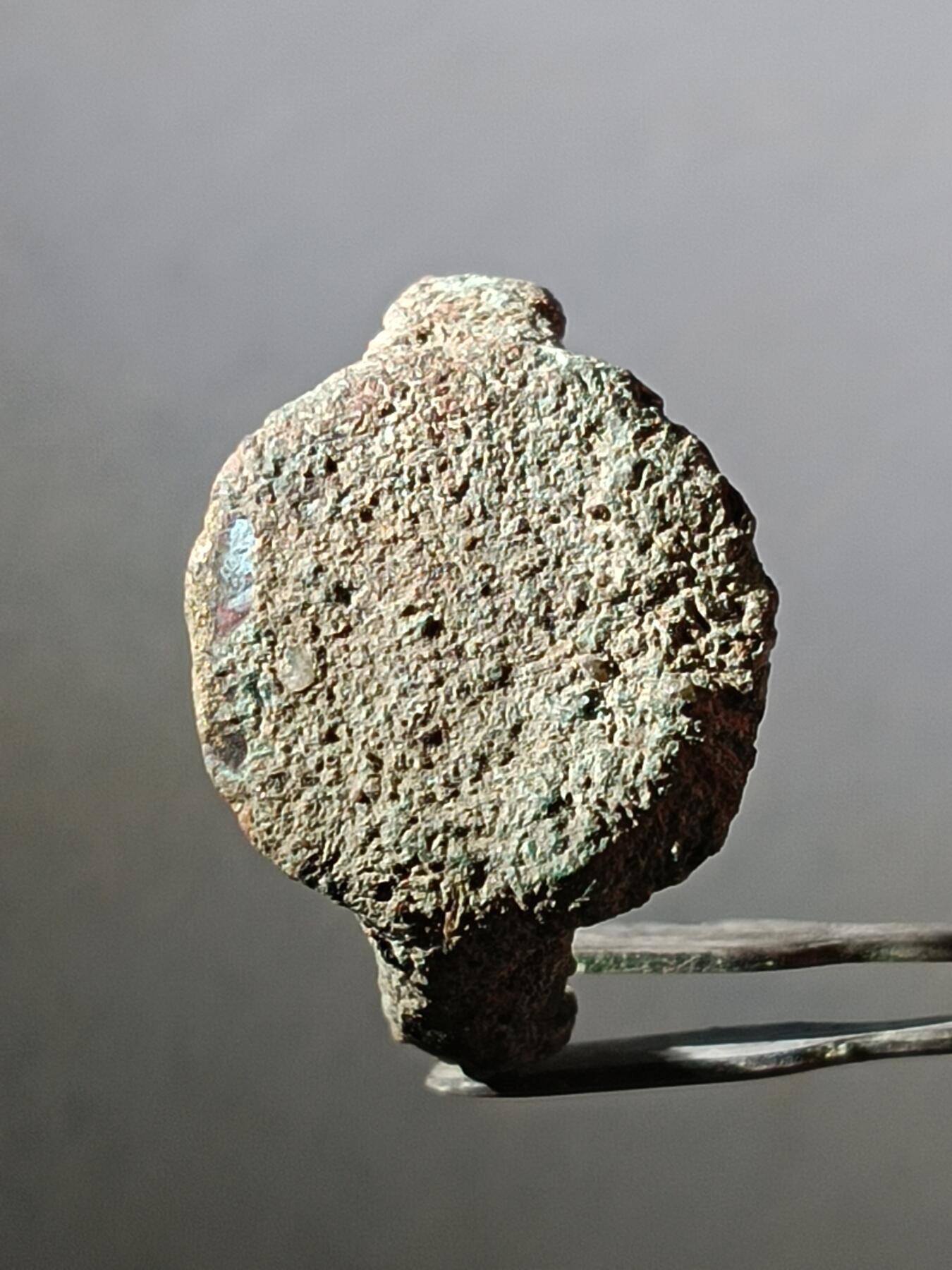 113期新疆红钱粟特钱币丝路钱币专场 老铜戒指