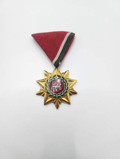 南水社首场拍卖 - 匈牙利人民共和国建国25周年纪念章