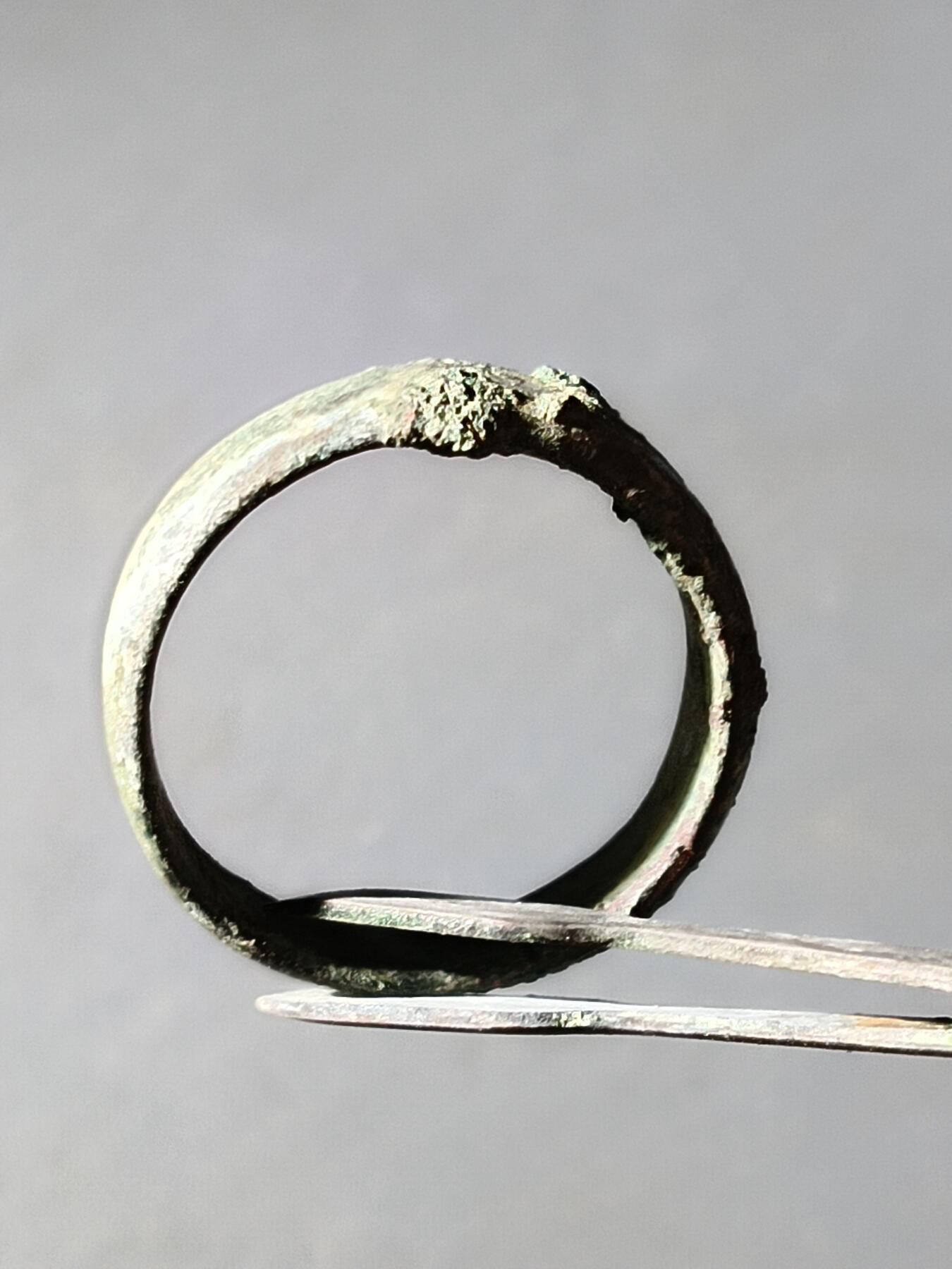 113期新疆红钱粟特钱币丝路钱币专场 老铜戒指