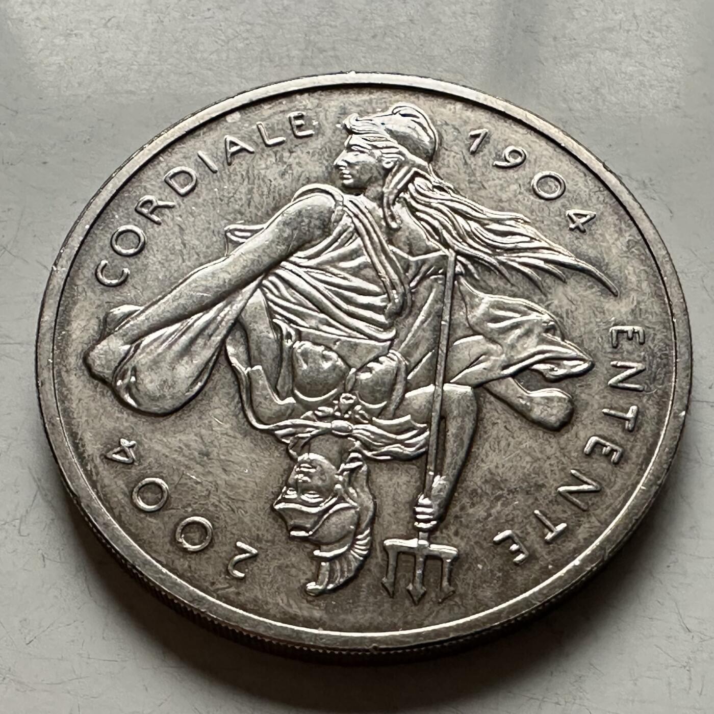 🌹外币初藏🌹🐯2026年第13场  每周二四六晚8️⃣点 接代拍 英国2004年英法协约100周年五英镑克朗型纪念币