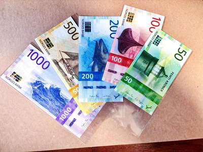 【Blue Auction】世界纸币精拍第780期——18级TOP拍卖/信誉/品质/专业/高效💫 - 【一组5张 含无47】挪威 2016-19年50-1000克朗 全新UNC