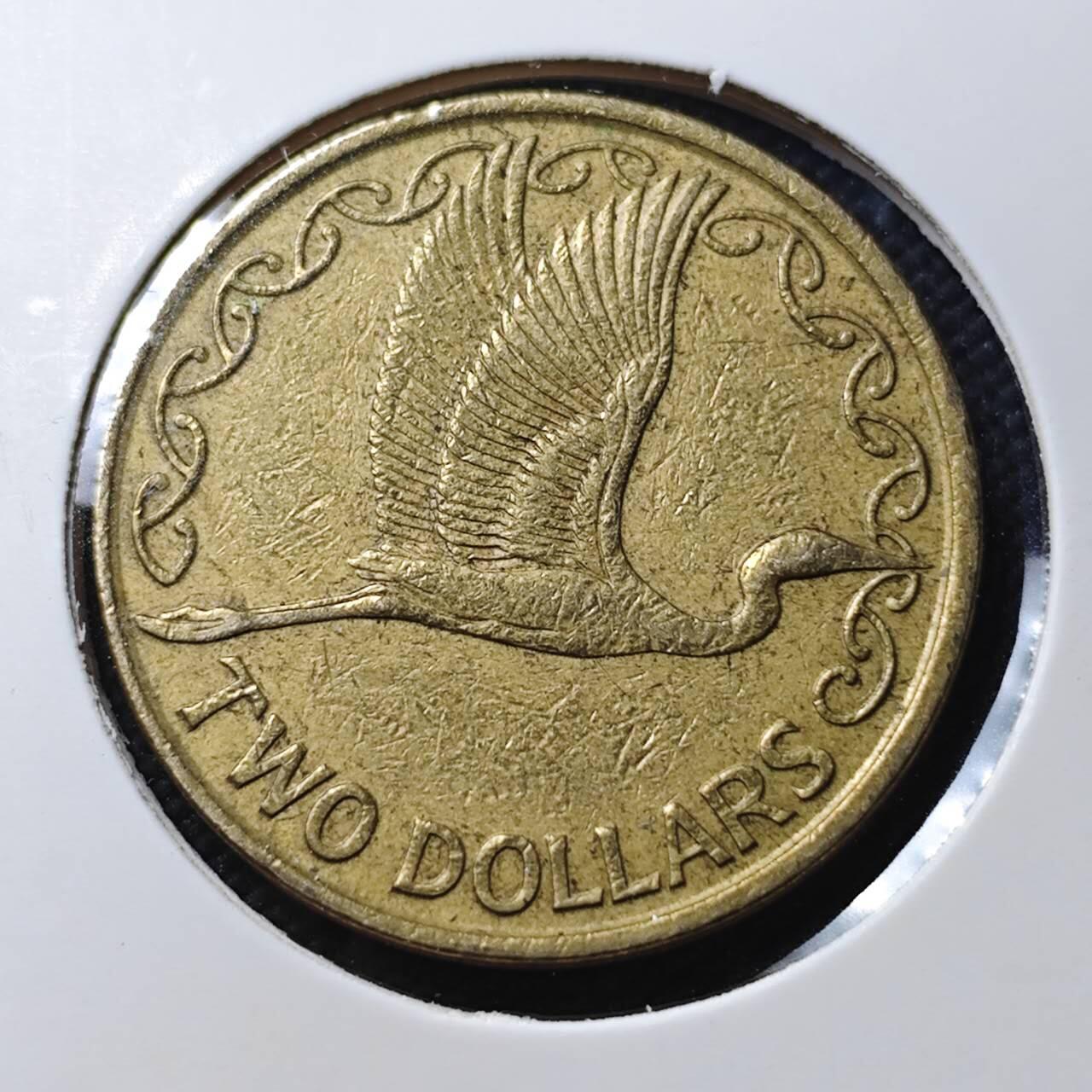 KK钱币收藏小铺  第390期  2月预留时间 周末发货  新西兰2元