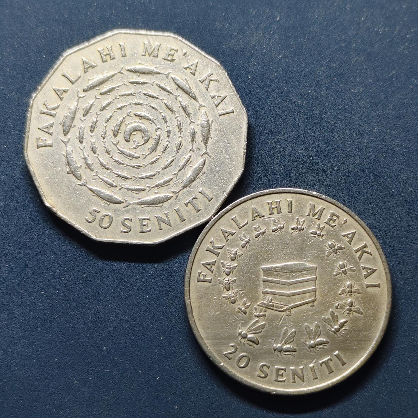 【全场包邮】纯粹捡漏拍498场-持续更新中 汤加1977-1979年FAO纪念币2枚一组