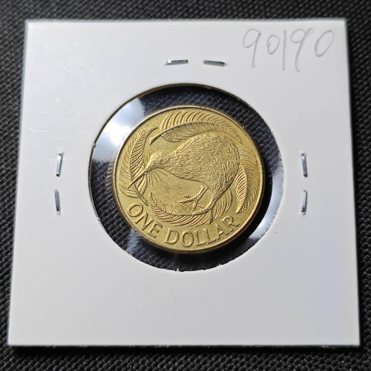 KK钱币收藏小铺  第390期  2月预留时间 周末发货  新西兰1元