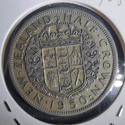 沼泽如烟--第976场 - 新西兰1950年半克朗