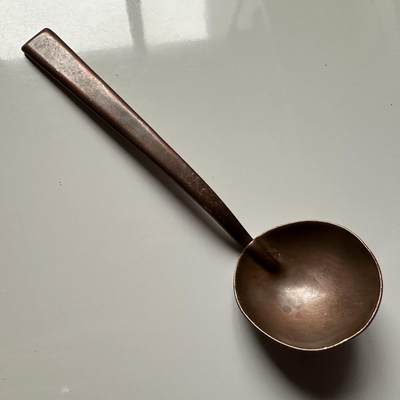 🌹外币初藏🌹🐯2026年第13场  每周二四六晚8️⃣点 接代拍 - 小勺咖啡勺工艺勺—3 古典铜勺 曲线漂亮