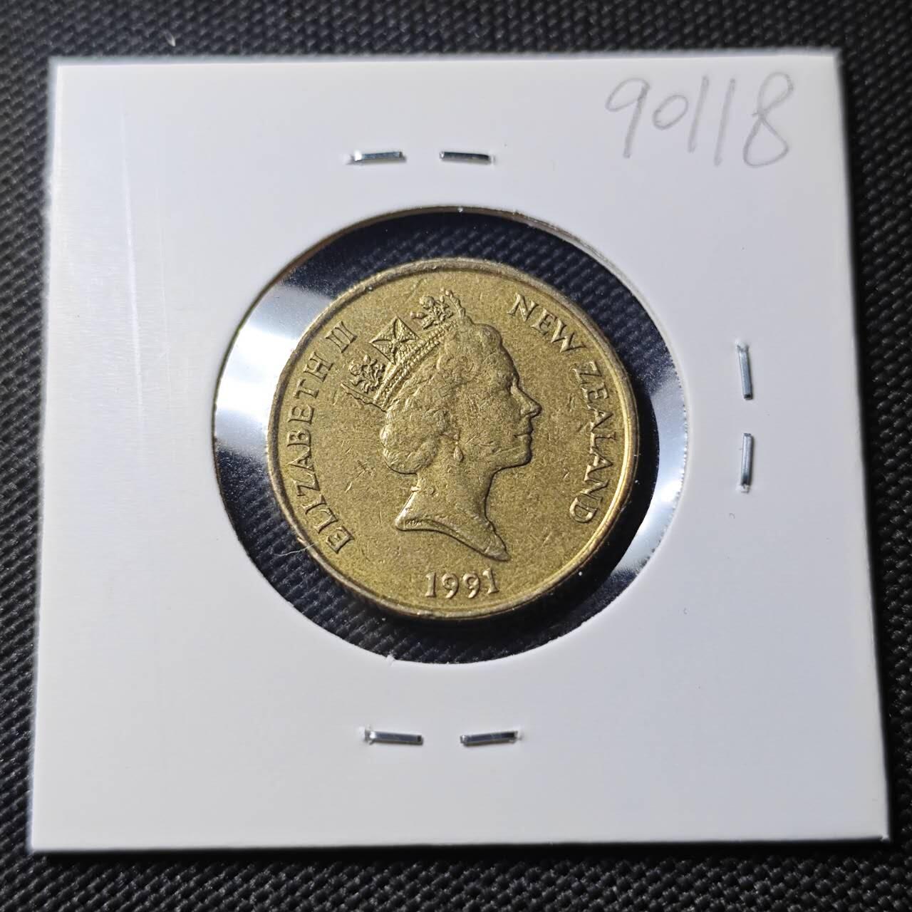 KK钱币收藏小铺  第390期  2月预留时间 周末发货  新西兰1元