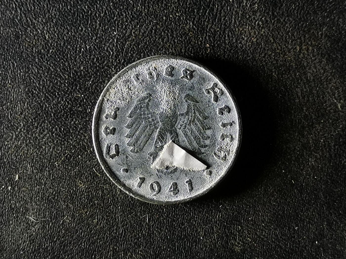 逸泉钱币2026A第五场A各国纸币沙俄散币纪念币系列A702-882 476德三1941年10分尼锌币