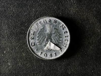 逸泉钱币2026A第五场A各国纸币沙俄散币纪念币系列A702-882 - 476德三1941年10分尼锌币