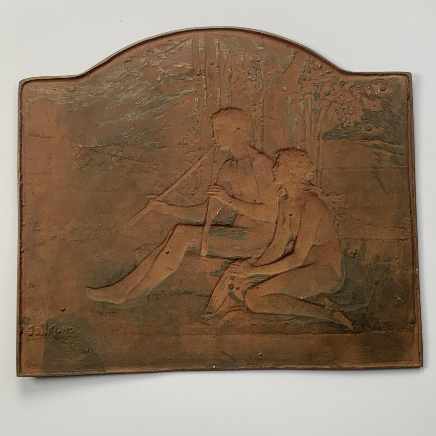 掌中浮雕-藏着的欧洲第051场 名家名作之《音乐》，  作者: 夏尔.皮列（ch.pillet）  规格: 177mm*155mm