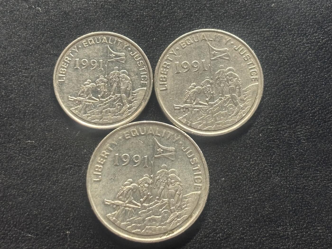 邮泉阁限时拍卖第四十场 非洲专场（硬币在国外。请付邮费6元。） 厄立特里亚3枚