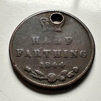 🌹外币初藏🌹🐯2026年第13场  每周二四六晚8️⃣点 接代拍 - 英国1844年1/2法新