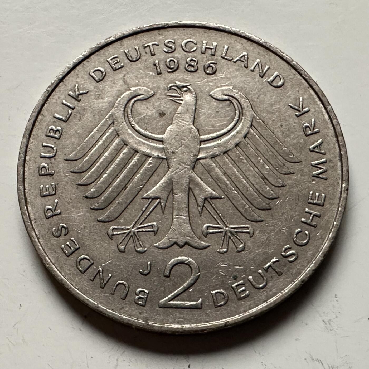 🌹外币初藏🌹🐯2026年第13场  每周二四六晚8️⃣点 接代拍 德国1986年2马克