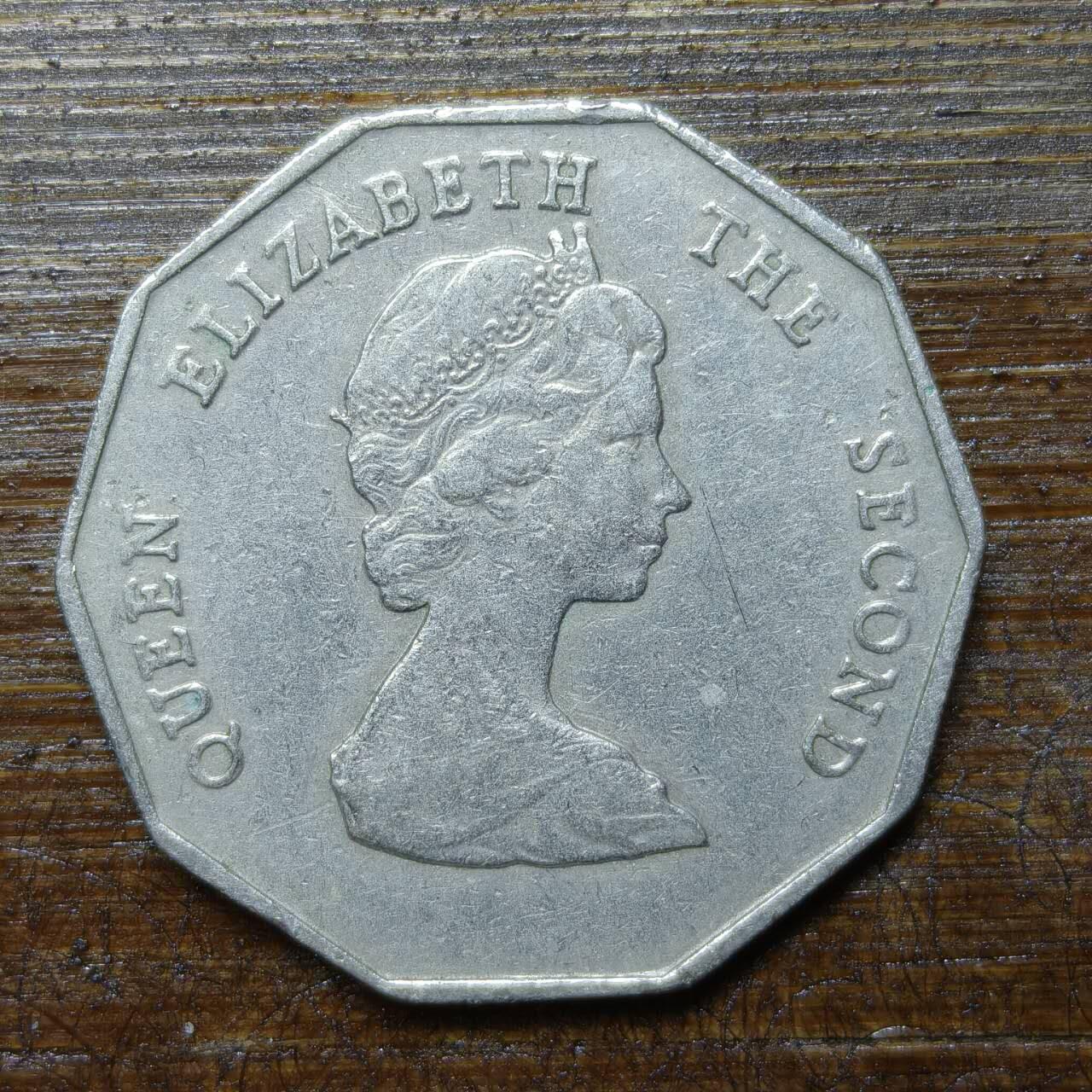 【铜匠收藏】★第141★散币专场 不寄存，30包邮。不满30元，支付5元运费。《接受代拍 代送NGC评级》 2【无寄存】东加勒比 1995年 1元 伊二 十边型 