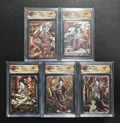 天玑星卡拍第166期《1.29周四截拍》持续收拍收评中 满赠卡需备注 - 焱卡文化 燎原三国 彫仙 吕布 貂蝉 小乔 甄宓 孙尚香 浮雕折光 五张 CCG10