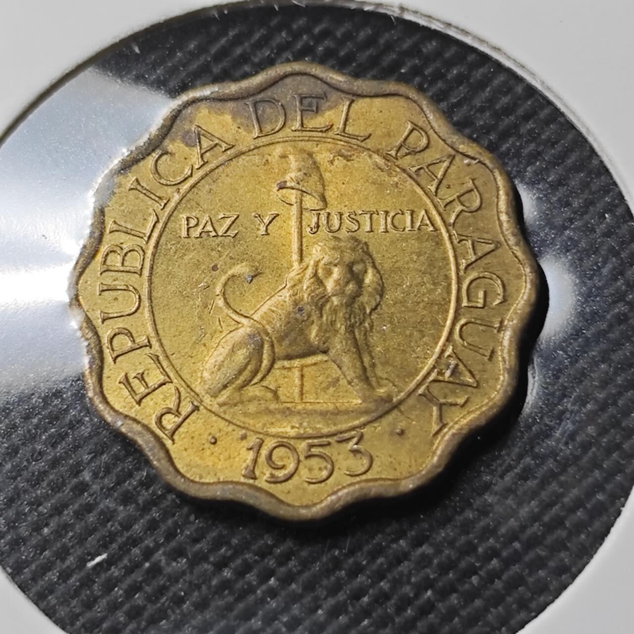 KK钱币收藏小铺  第390期  2月预留时间 周末发货  巴拉圭10分