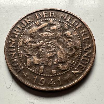 🌹外币初藏🌹🐯2026年第13场  每周二四六晚8️⃣点 接代拍 - 荷兰1941年一分