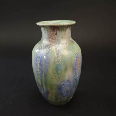 上海都达杂项专场九（全场包邮） - 民国 窑变绿釉花瓶1-478