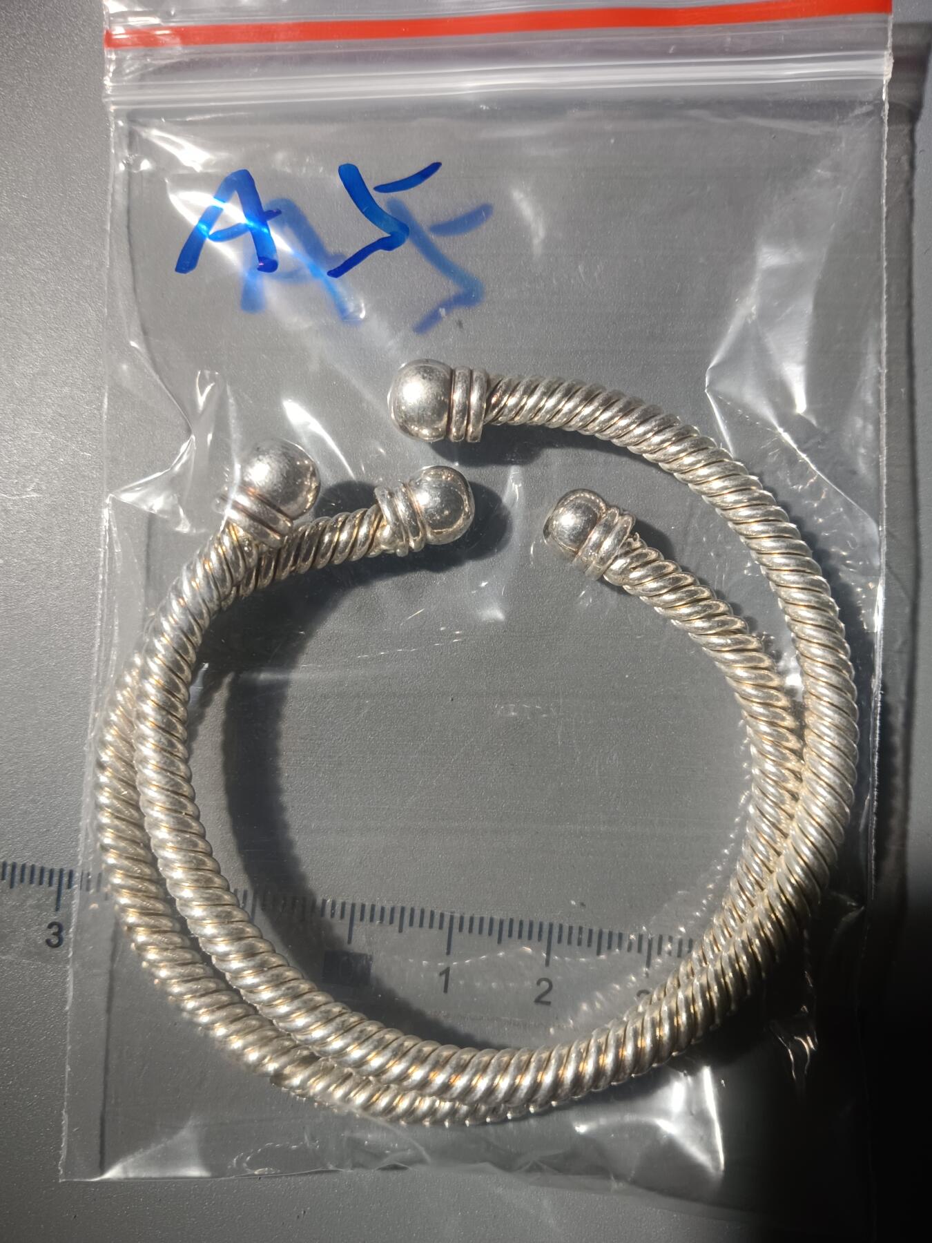 113期新疆红钱粟特钱币丝路钱币专场 A5回流手镯