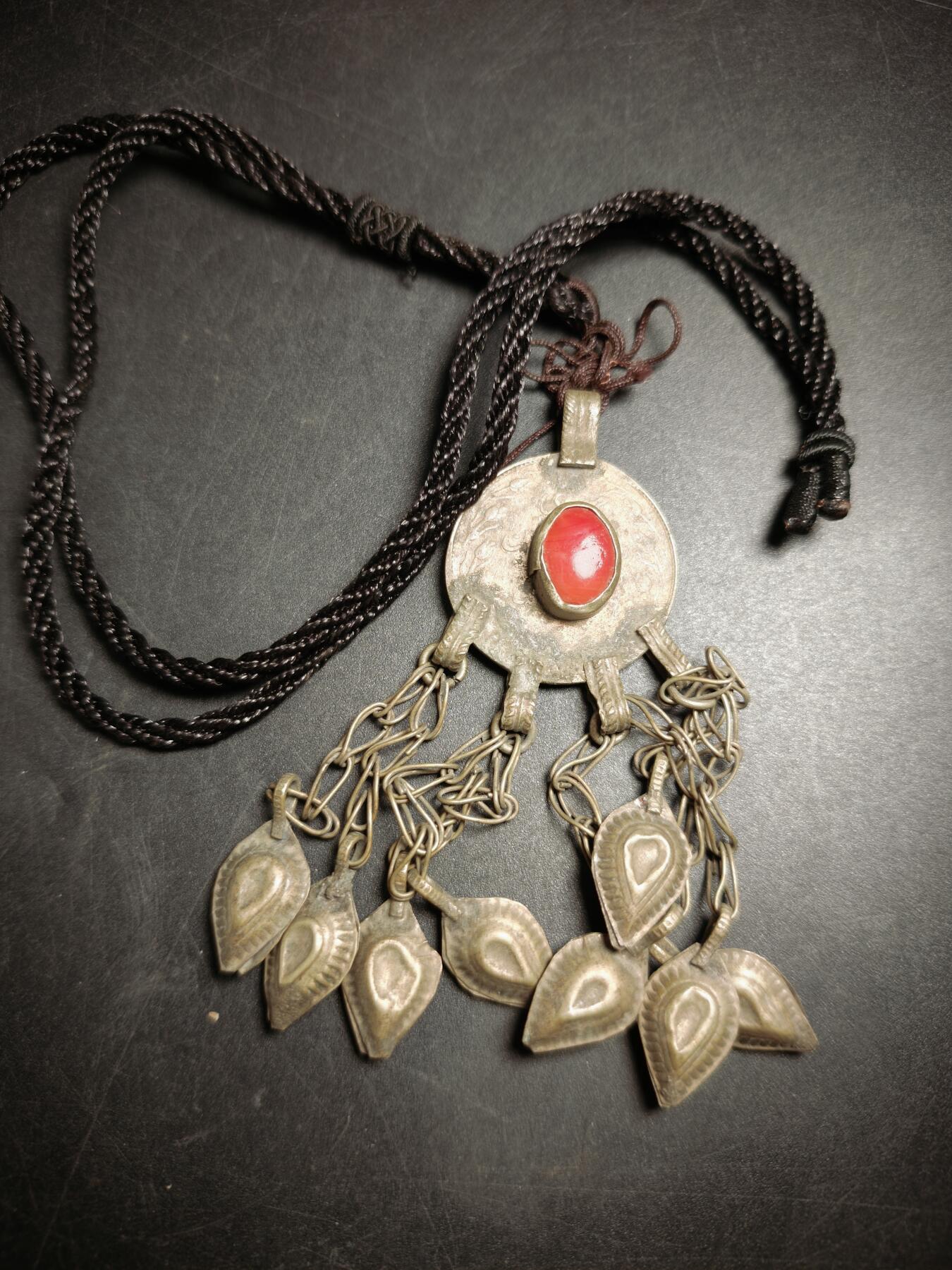 113期新疆红钱粟特钱币丝路钱币专场 巴基斯坦低银饰品，24.8克