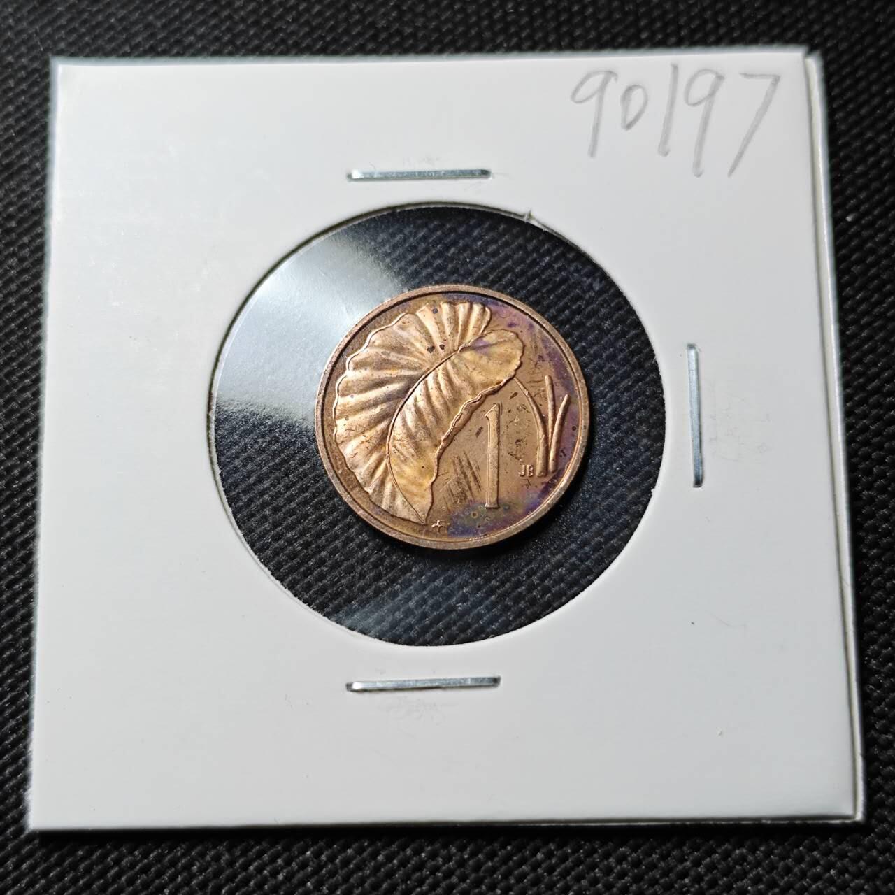 KK钱币收藏小铺  第390期  2月预留时间 周末发货  1976库克1分精制