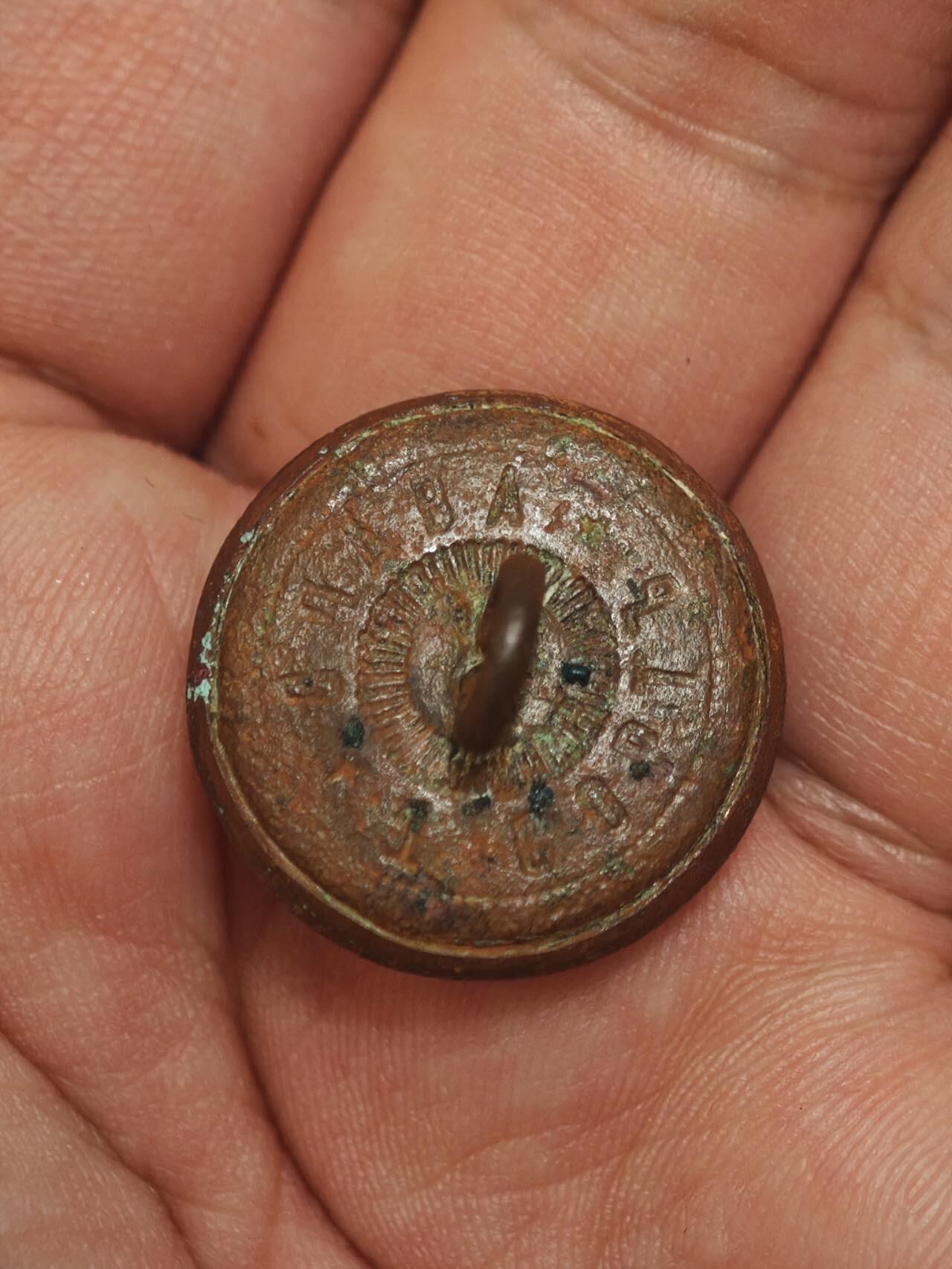 橙子收藏第二期 【沙俄军装扣】19世纪末圣彼得堡产鎏金铜扣一对