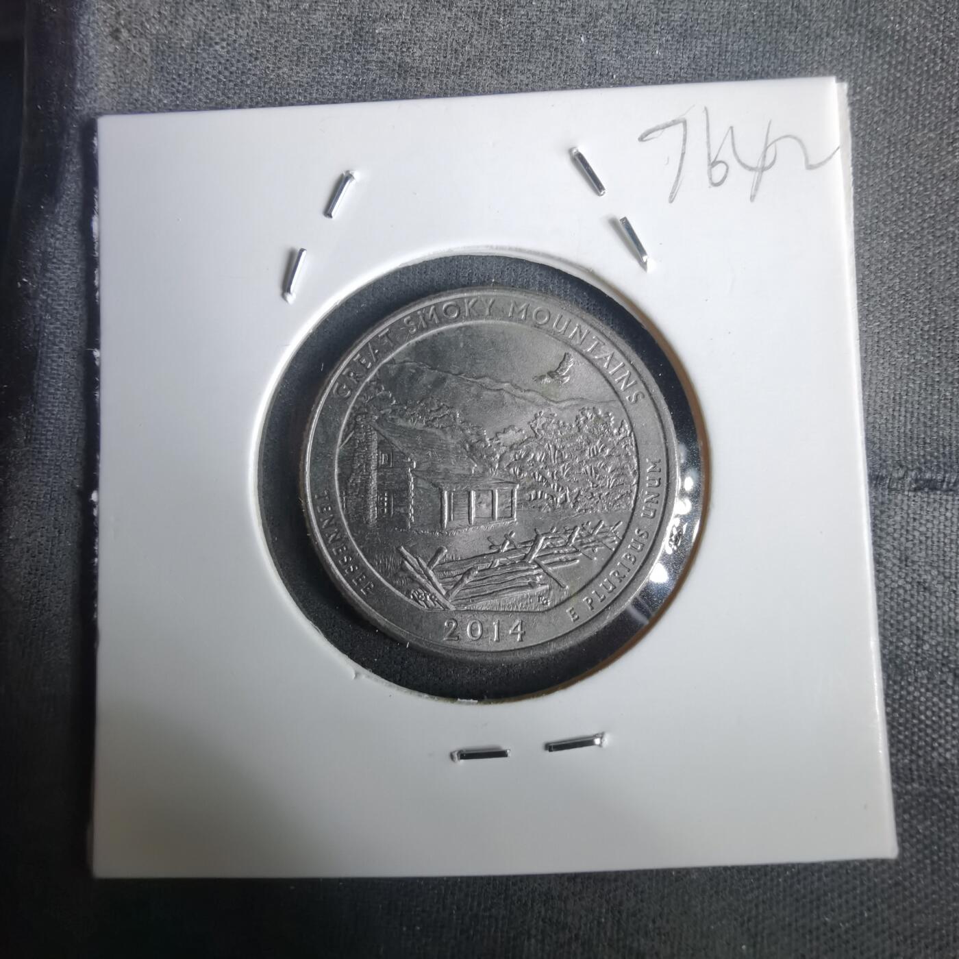 沼泽如烟--第976场 美国2014年25分纪念币