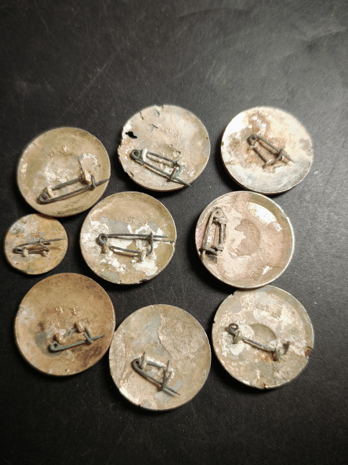 113期新疆红钱粟特钱币丝路钱币专场 7徽章一组9枚