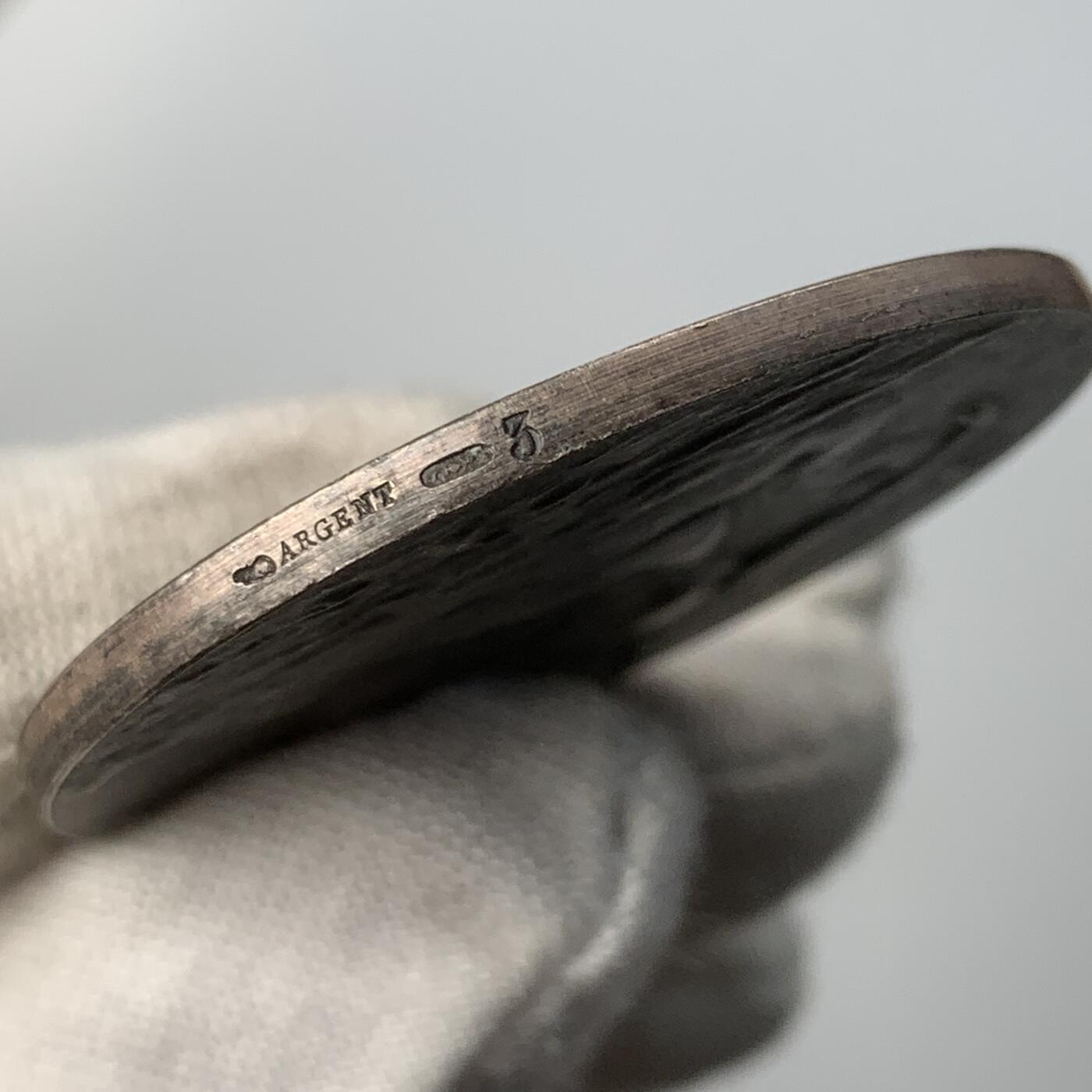 掌中浮雕-藏着的欧洲第051场 法国章友协会（SAMF）第15号作品：1902年法国海洋仙女安菲特律特银章 ，40mm，29.66g， 1902年10月发行，银章仅发行93枚