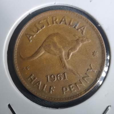 沼泽如烟--第976场 - 澳大利亚1961年半便士