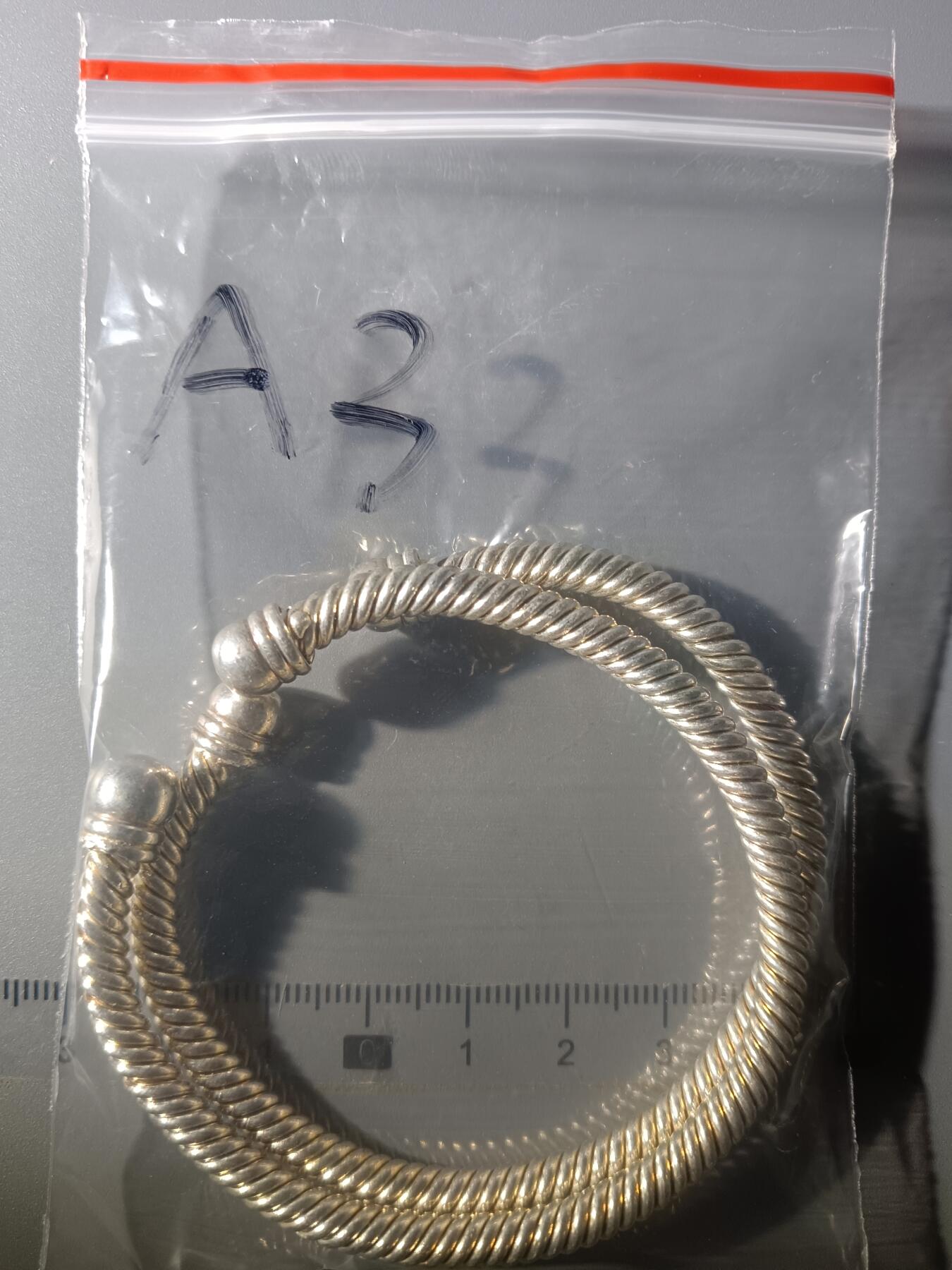 113期新疆红钱粟特钱币丝路钱币专场 A3回流手镯