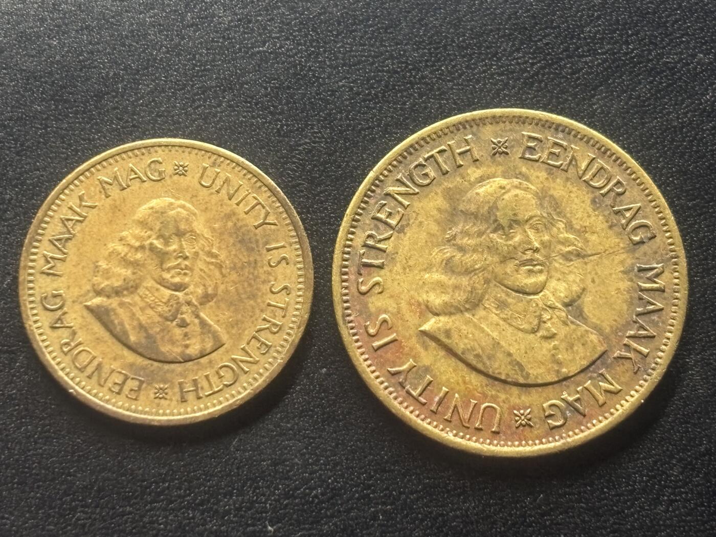 邮泉阁限时拍卖第四十场 非洲专场（硬币在国外。请付邮费6元。） 南非1962年2枚