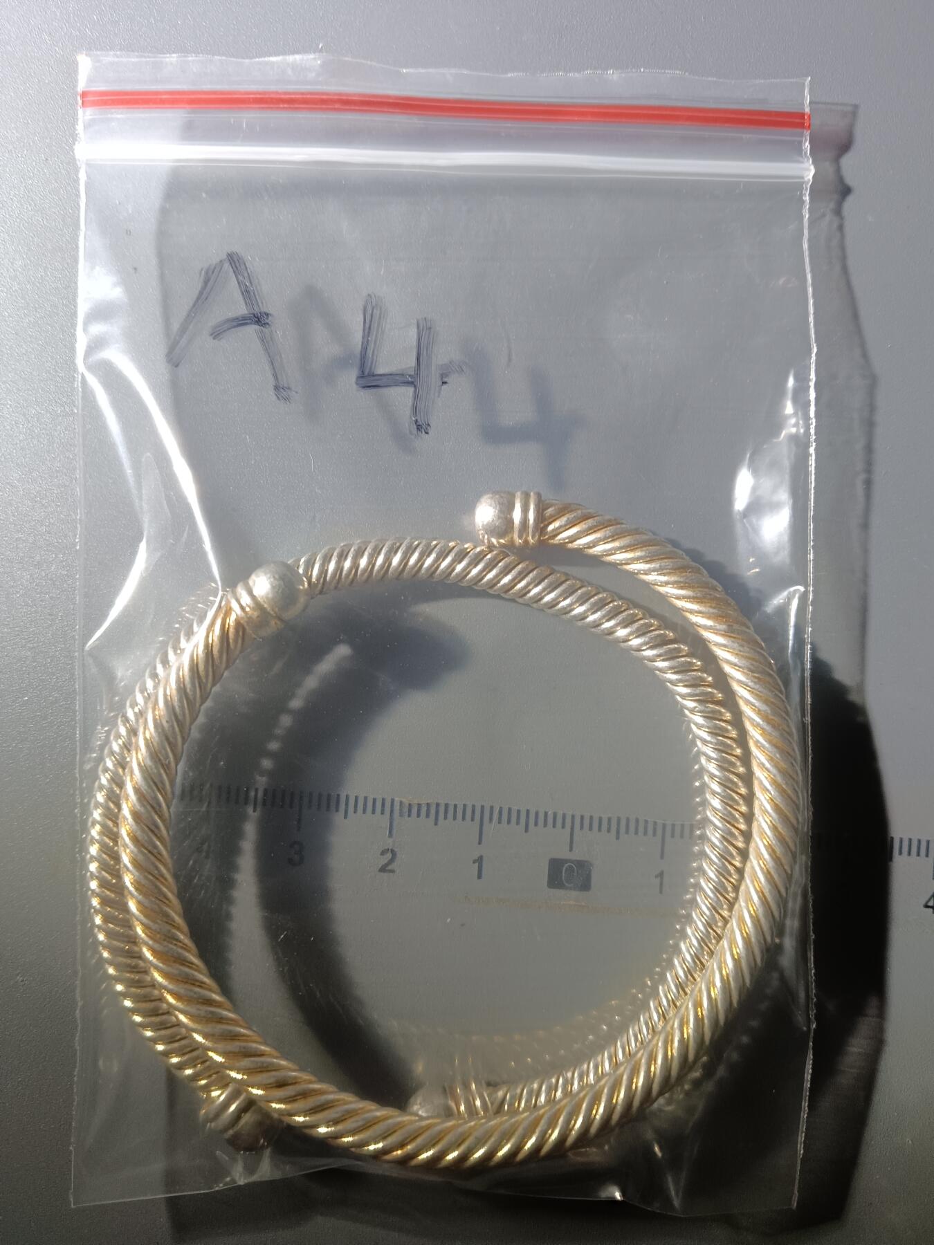 113期新疆红钱粟特钱币丝路钱币专场 A4回流手镯