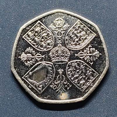 【全场包邮】纯粹捡漏拍498场-持续更新中 - 英国国2022年50便士查理三世登基纪念币