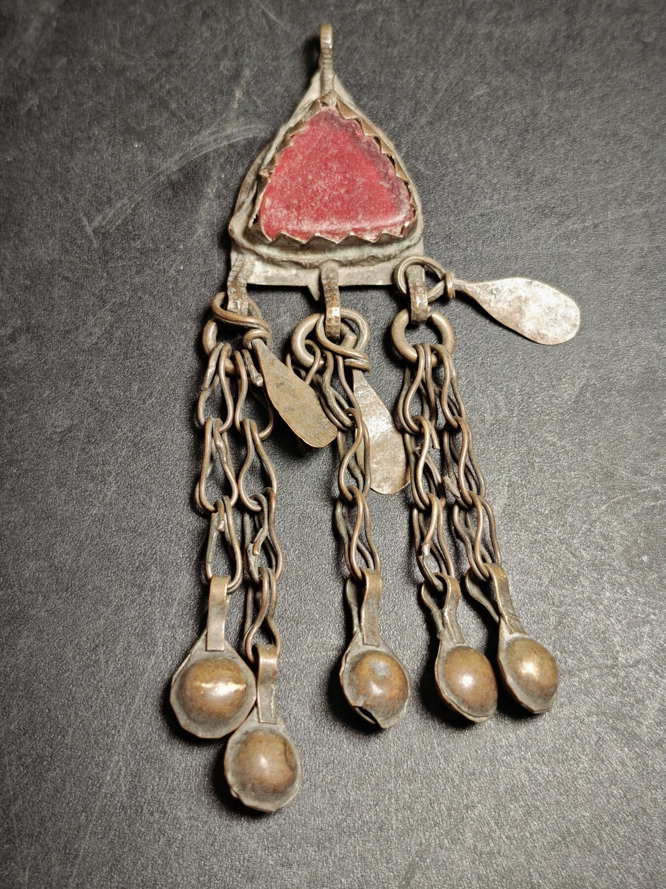 113期新疆红钱粟特钱币丝路钱币专场 巴基斯坦低银饰品，11克