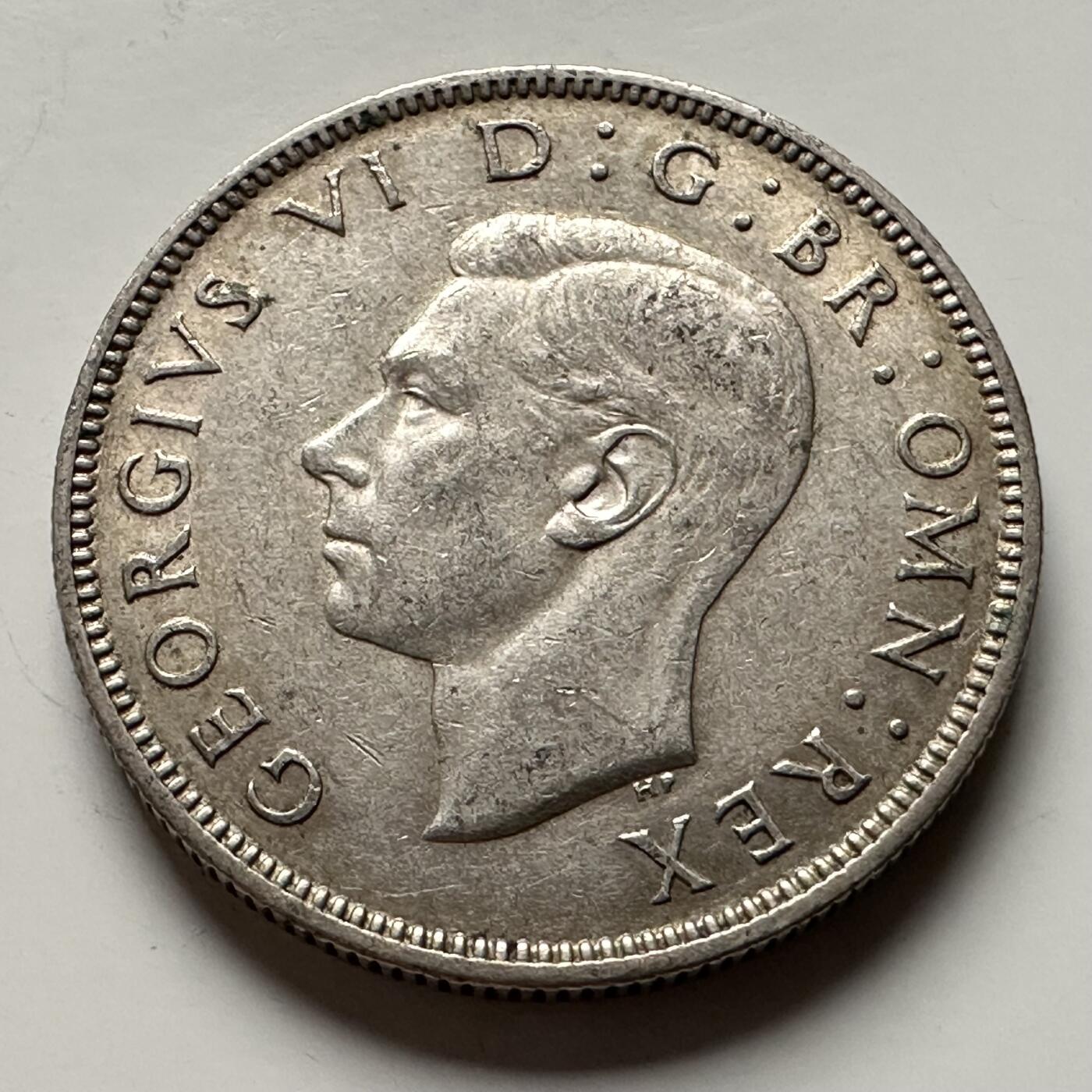 🌹外币初藏🌹🐯2026年第13场  每周二四六晚8️⃣点 接代拍  英国1943年2先令银币 11.3克50%银