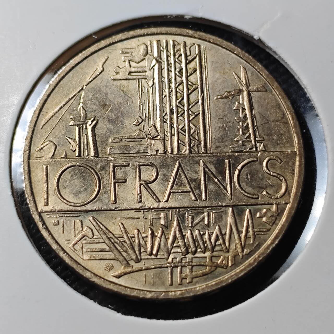 KK钱币收藏小铺  第390期  2月预留时间 周末发货  法国10法郎好品