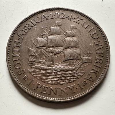 🌹外币初藏🌹🐯2026年第13场  每周二四六晚8️⃣点 接代拍 - 英属南非1924年一便士