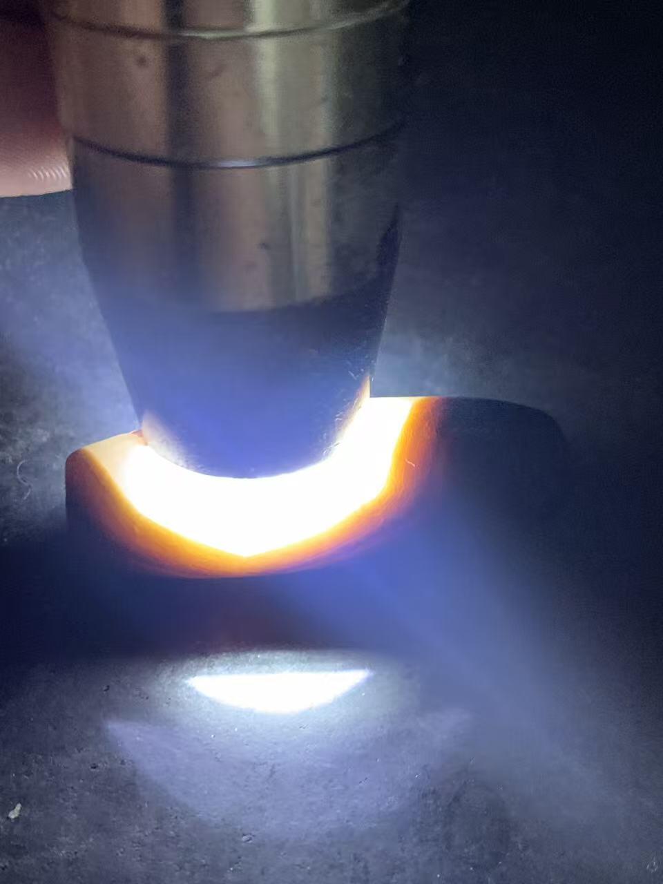 精美冰飘药师玛瑙龙鳞风化纹桶珠一个