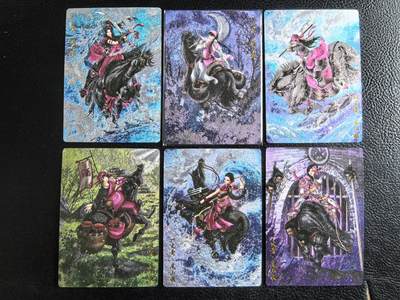 阳大大卡牌拍卖第96期（持续收拍品，周五晚上九点截拍，进群福利早知道） - 卡德曼 忠义水浒 谷粒三娘  黑马6张 分别是7093.95.69.96.26号三娘