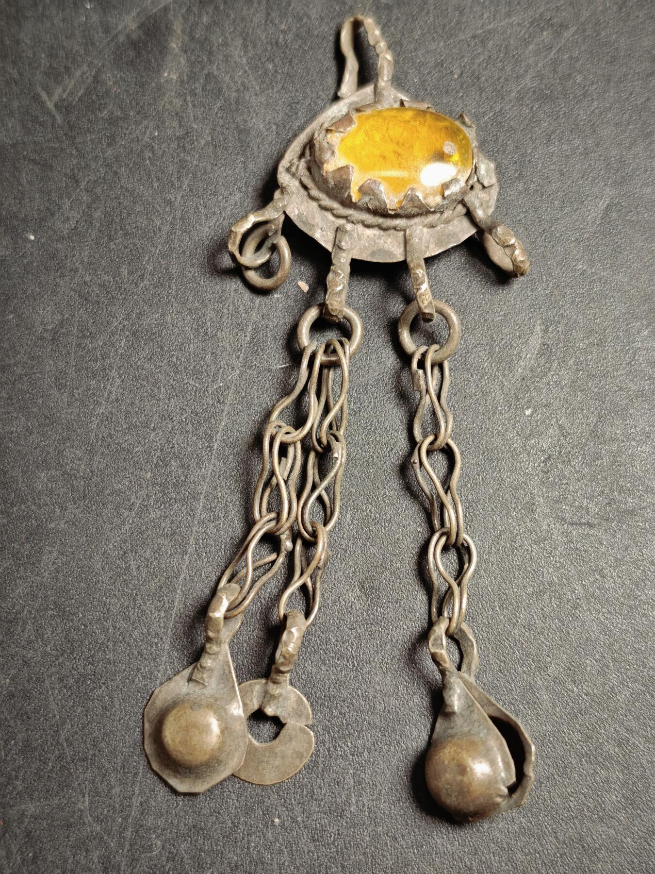 113期新疆红钱粟特钱币丝路钱币专场 巴基斯坦低银饰品，6.8克