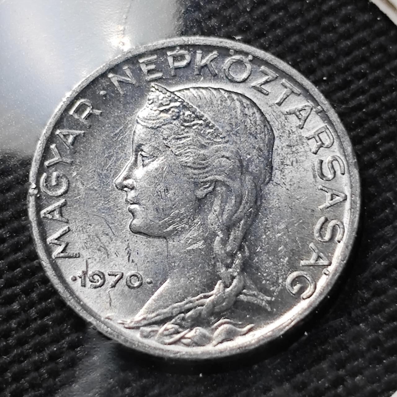 KK钱币收藏小铺  第390期  2月预留时间 周末发货  匈牙利5菲勒 少女