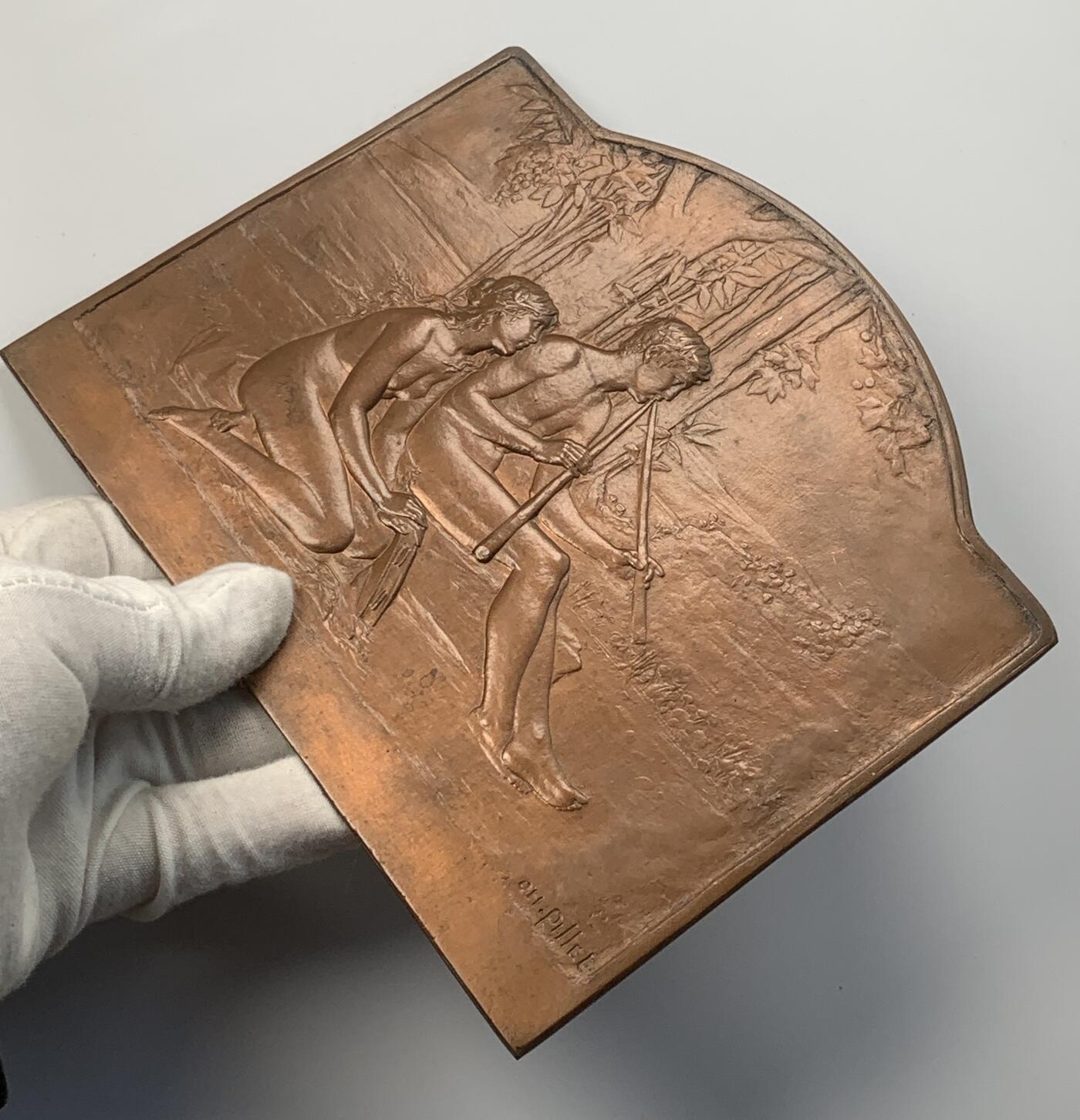 掌中浮雕-藏着的欧洲第051场 名家名作之《音乐》，  作者: 夏尔.皮列（ch.pillet）  规格: 177mm*155mm