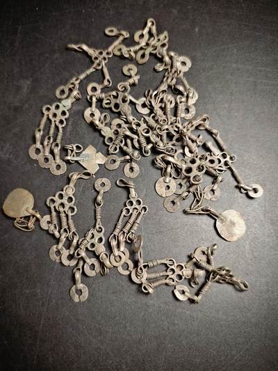 113期新疆红钱粟特钱币丝路钱币专场 - 巴基斯坦低银饰品，42.8克